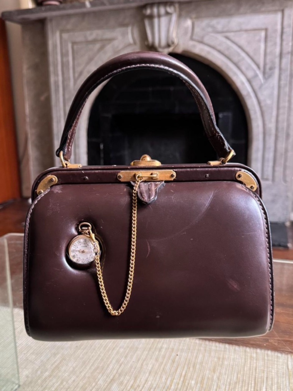 Vintage 1950’s Lederer Stopwatch Handbag - Picture 7 of 7